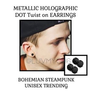 8MM DOT Twist On Earrings